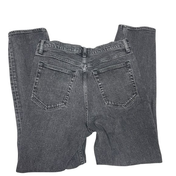 Abercrombie & Fitch Women's Black Jeans Slim Straight Ulta High Rise - Picture 2 of 4